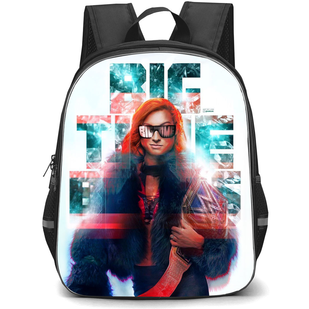 WWE Becky Lynch Backpack StudentPack - Becky Lynch Big Time Championship Belt