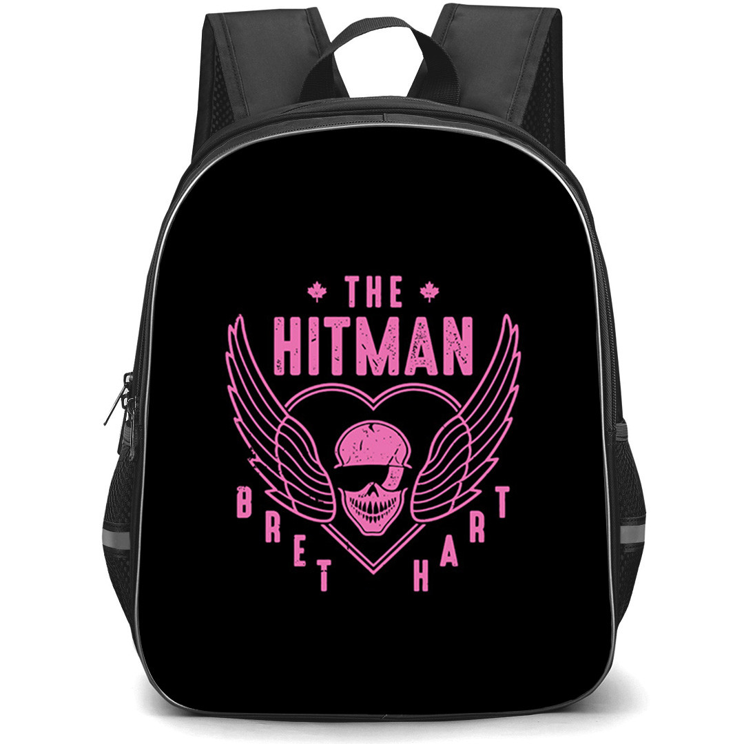 WWE Bret Hart Backpack StudentPack - Bret Hart Hitman Logo