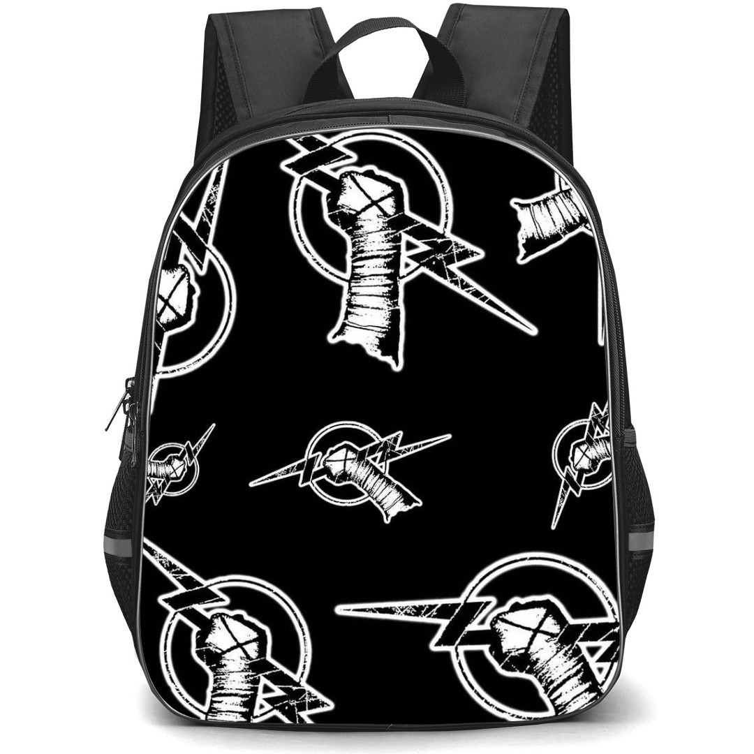 WWE CM Punk Backpack StudentPack - Logo Pattern Art