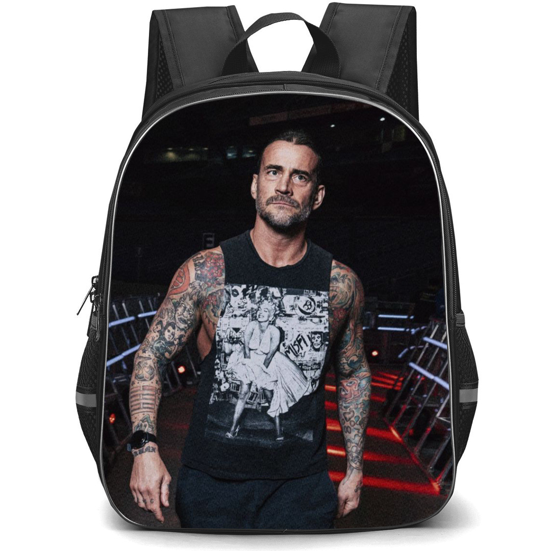 WWE CM Punk Backpack StudentPack - CM Punk Portrait