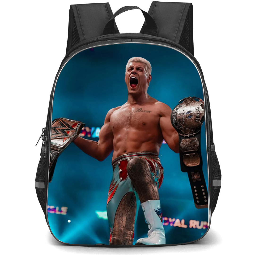Cody Rhodes Backpack StudentPack - Cody Rhodes Wining Celebration On Wrestling Ring Poster