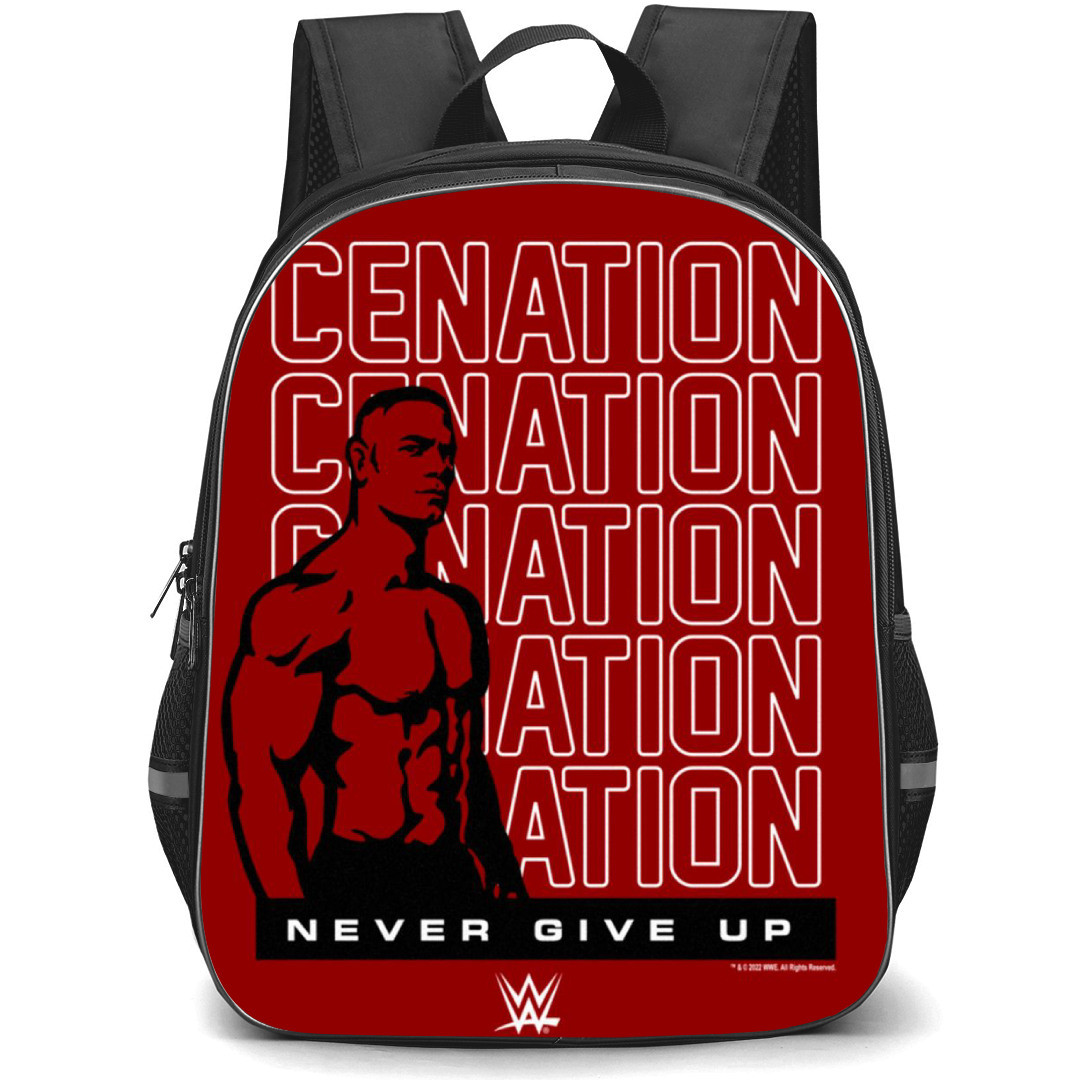 WWE John Cena Backpack StudentPack - John Cena Cenation Red Background