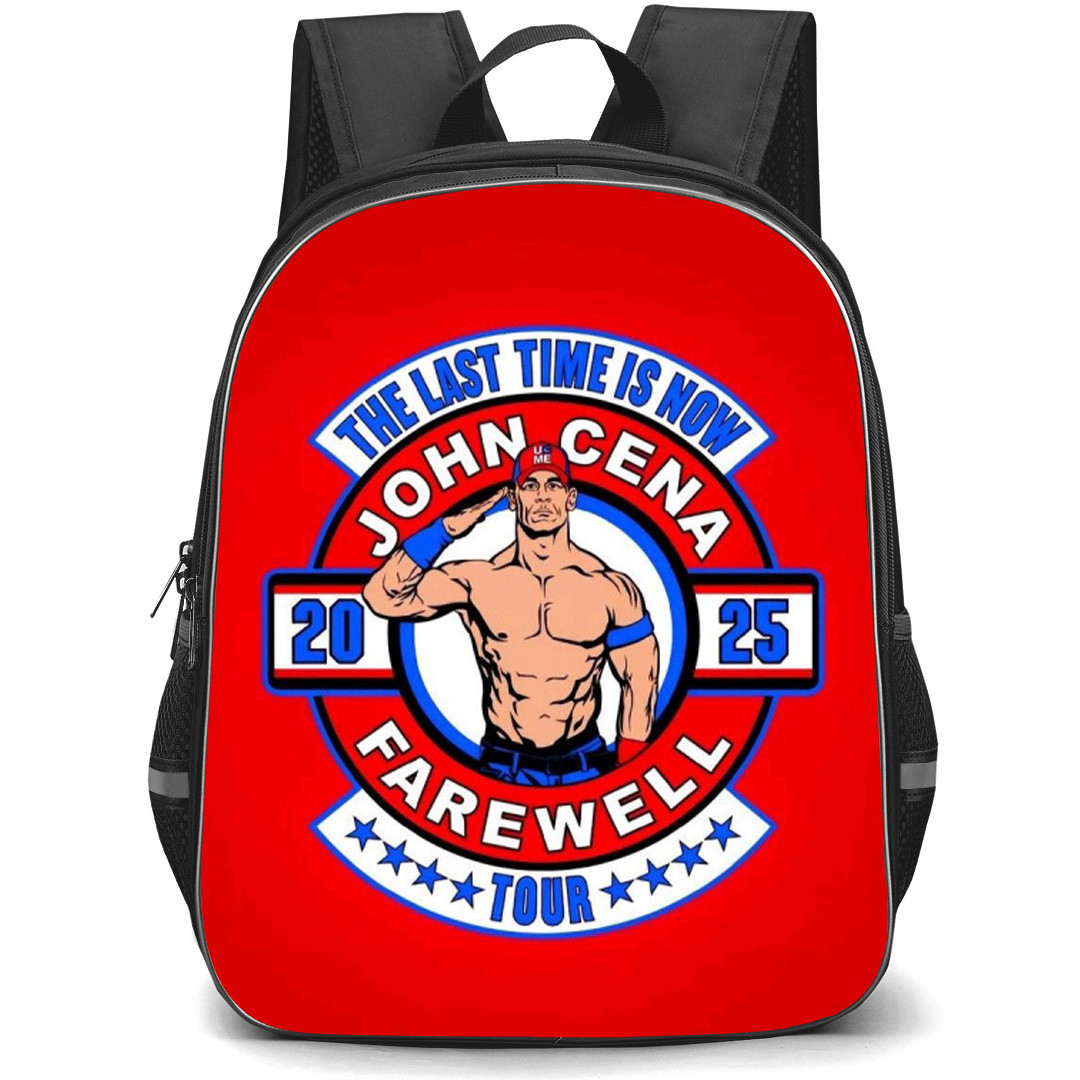 WWE John Cena Backpack School Bag StudentPack - John Cena Farewell Vector Art Portrait Poster