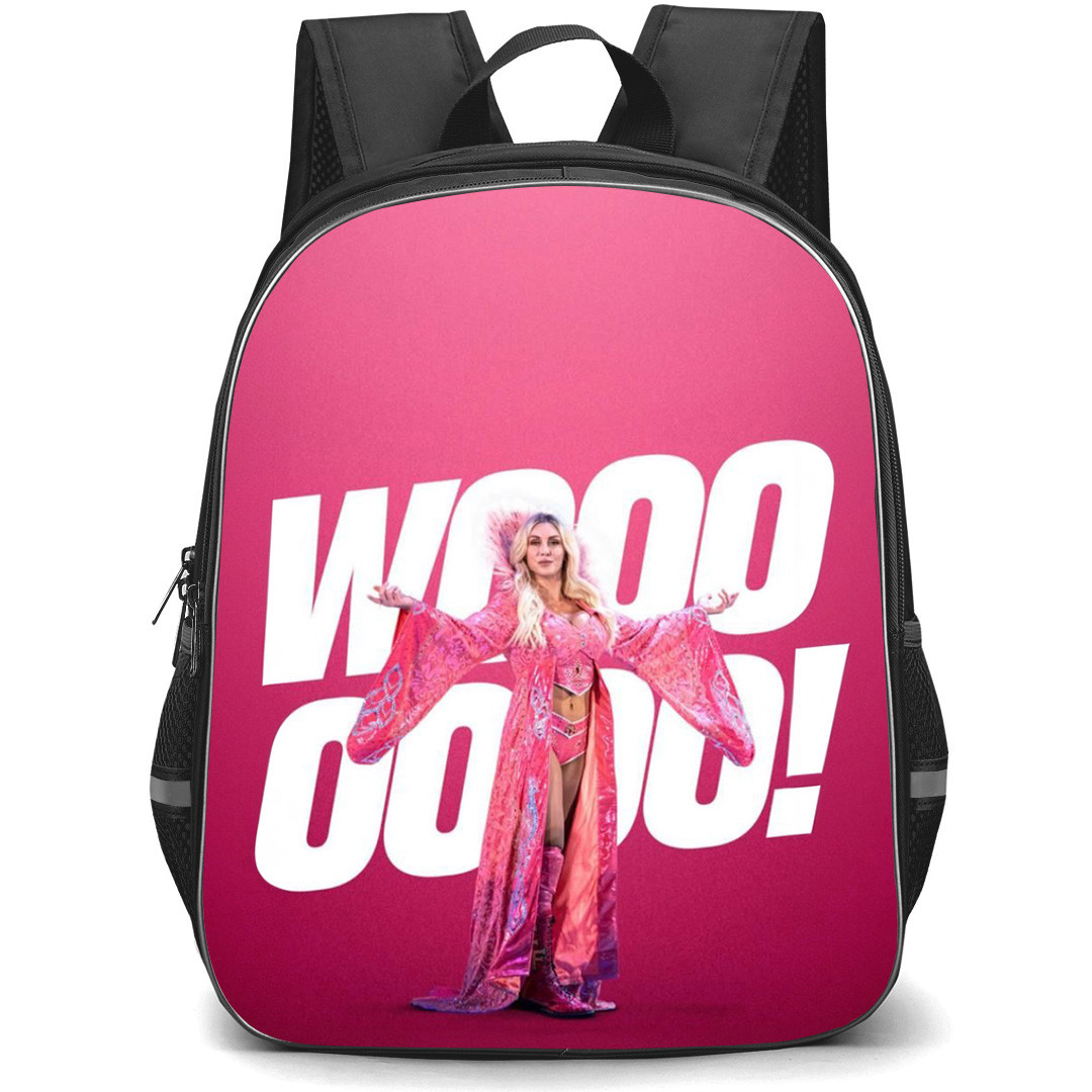 WWE Charlotte Flair Backpack StudentPack - Charlotte Flair In Pink