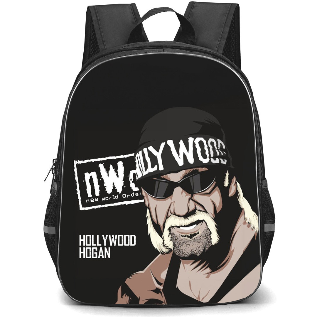 WWE Hulk Hogan Backpack StudentPack - Hulk Hogan Hollywood Cartoon Art