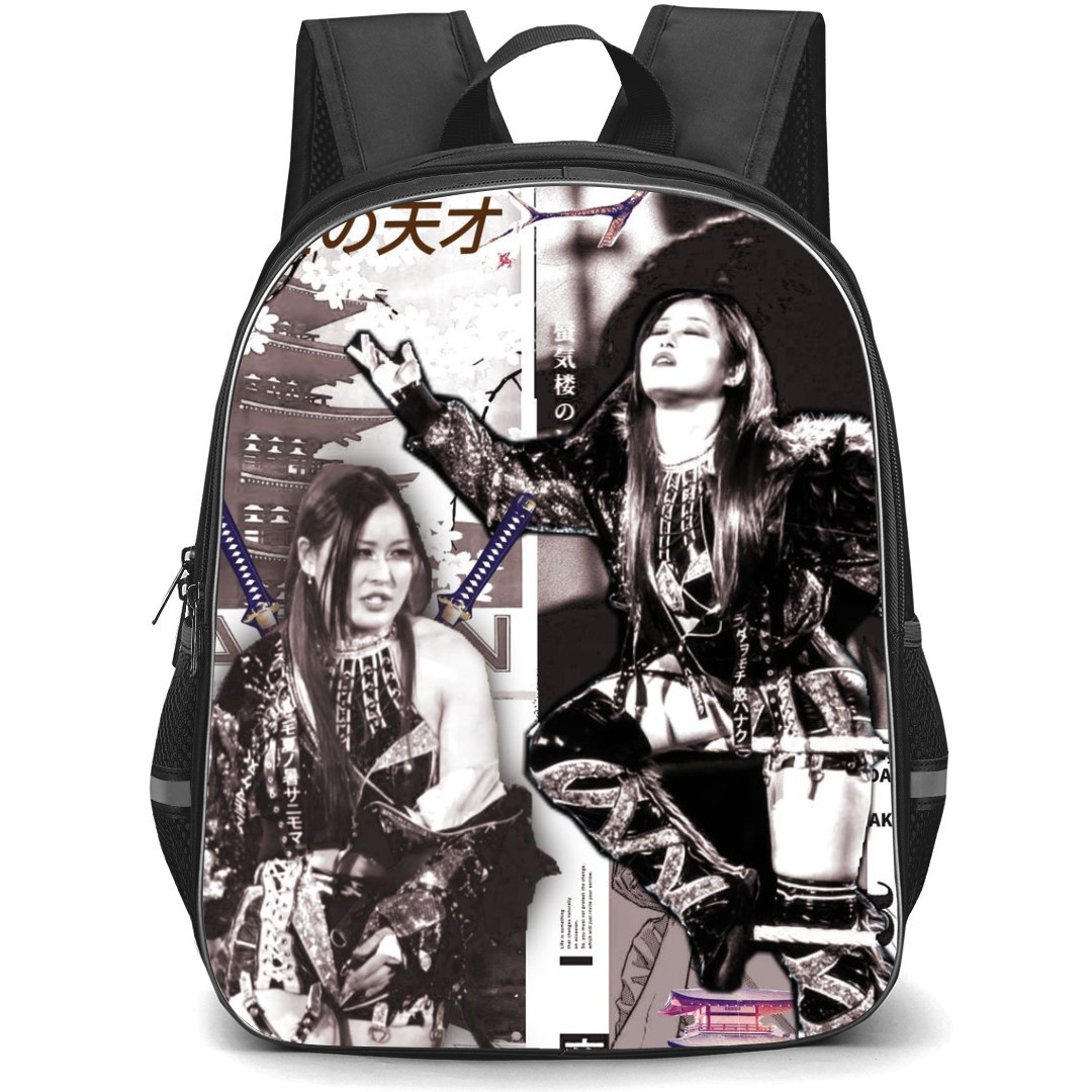 WWE Iyo Sky Backpack StudentPack - Iyo Sky Grayscale Collage Poster