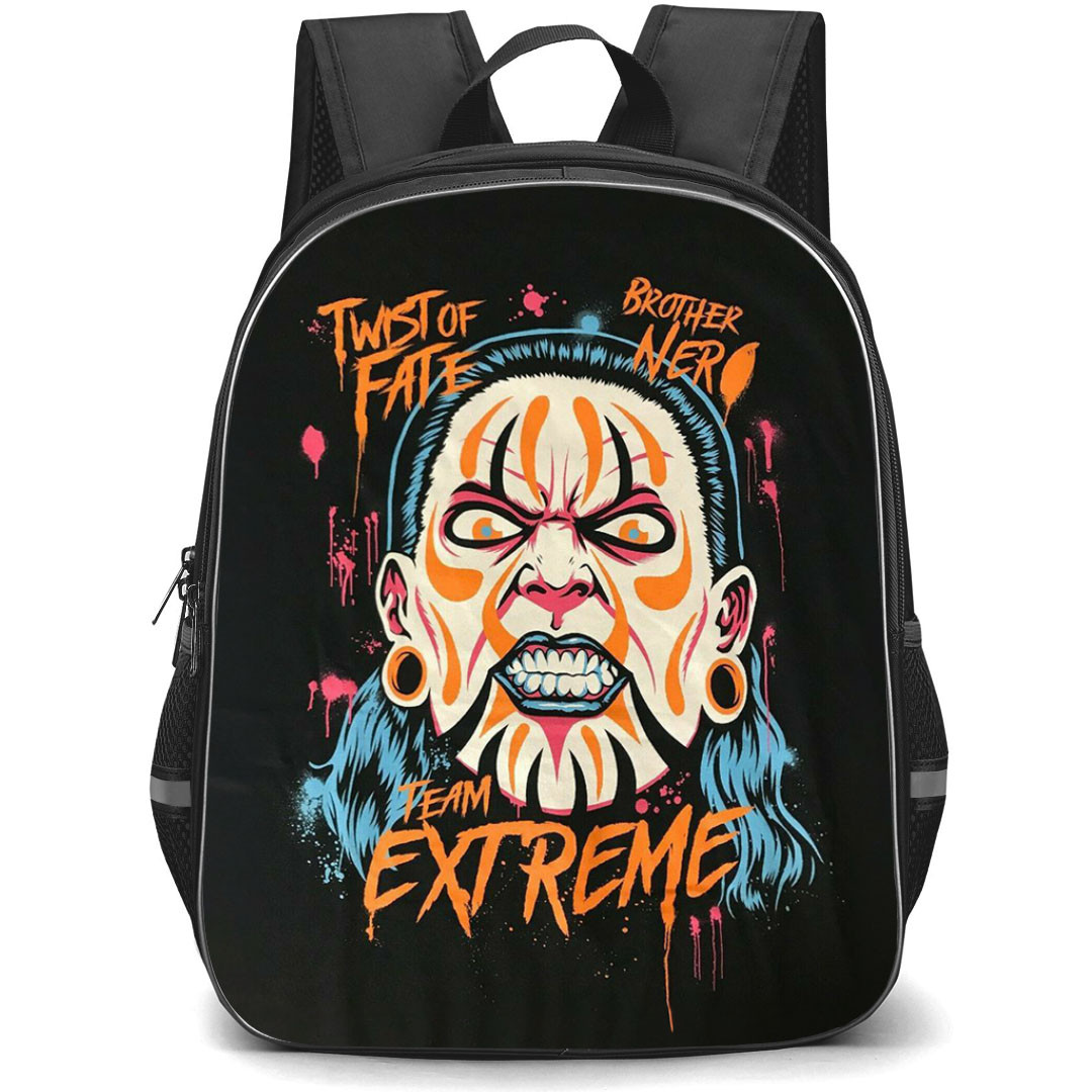 WWE Jeff Hardy Backpack StudentPack - Jeff Hardy Team Extreme Cartoon Art