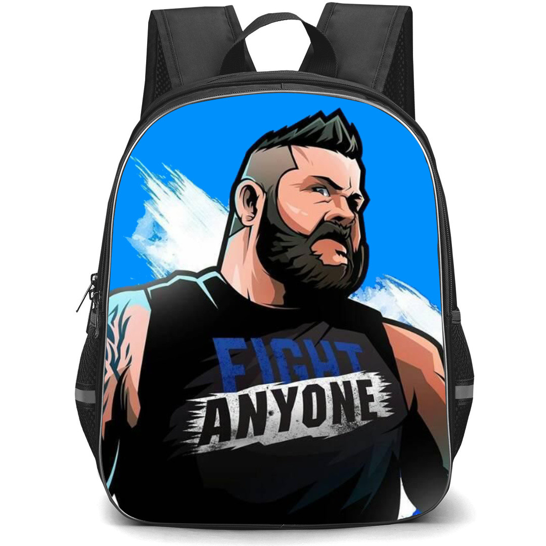 WWE Kevin Owens Backpack StudentPack - Kevin Owens Cartoon Portrait