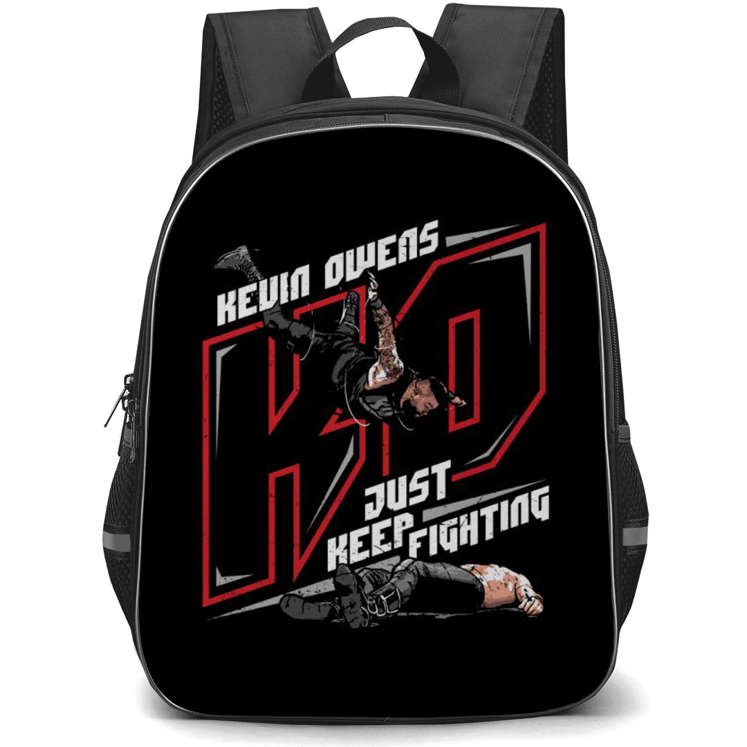 WWE Kevin Owens Backpack StudentPack - Kevin Owens Just Keep Fighting