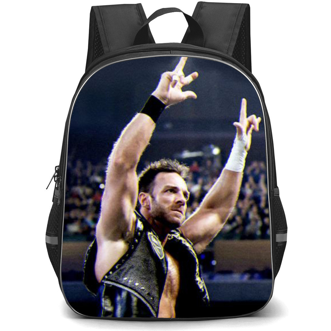 WWE LA Knight Backpack StudentPack - LA Knight Arms Up