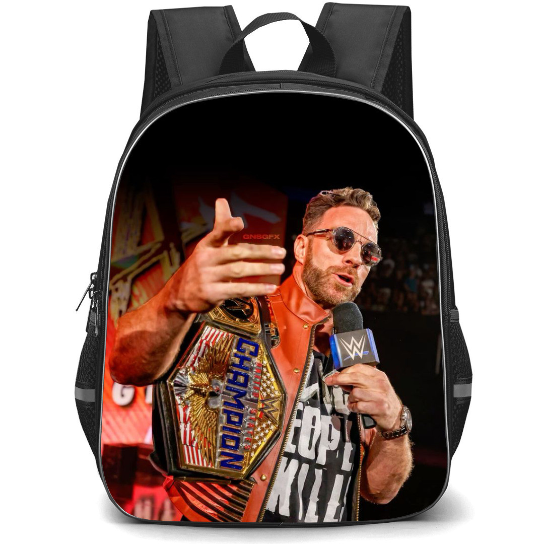 WWE LA Knight Backpack StudentPack - LA Knight Side Portrait
