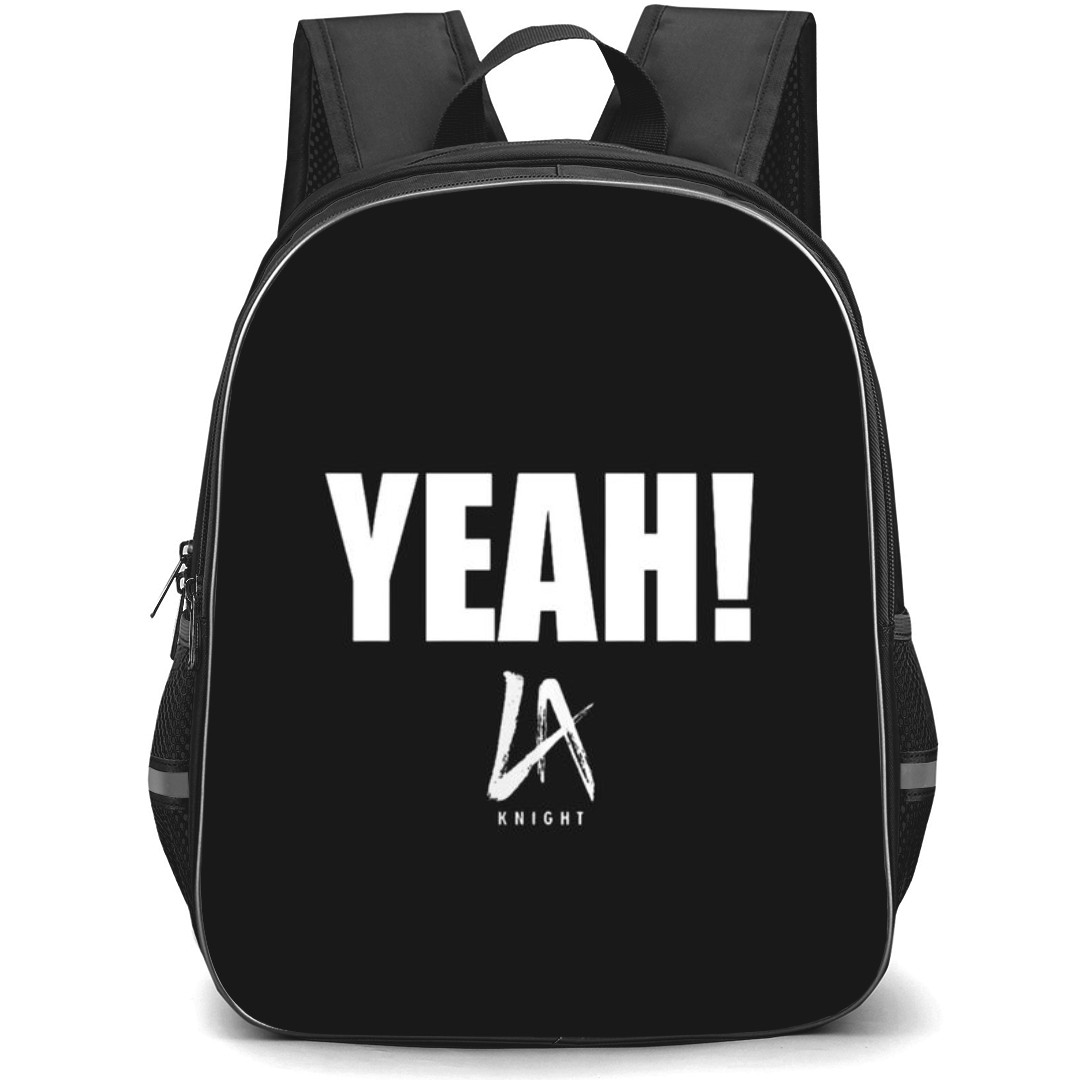WWE LA Knight Backpack StudentPack - YEAH! Black Background