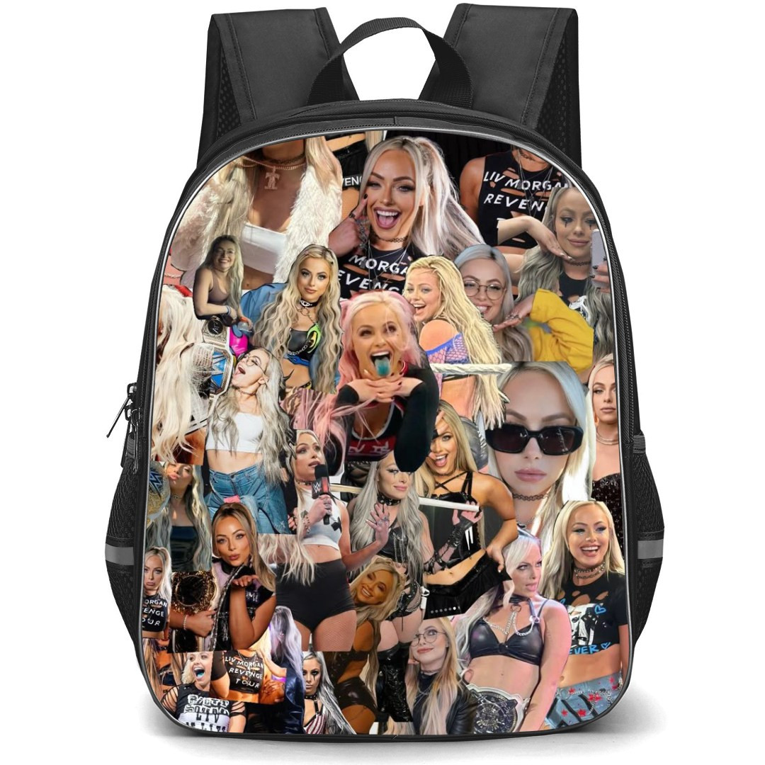WWE Liv Morgan Backpack StudentPack - WWE Liv Morgan Collage Poster