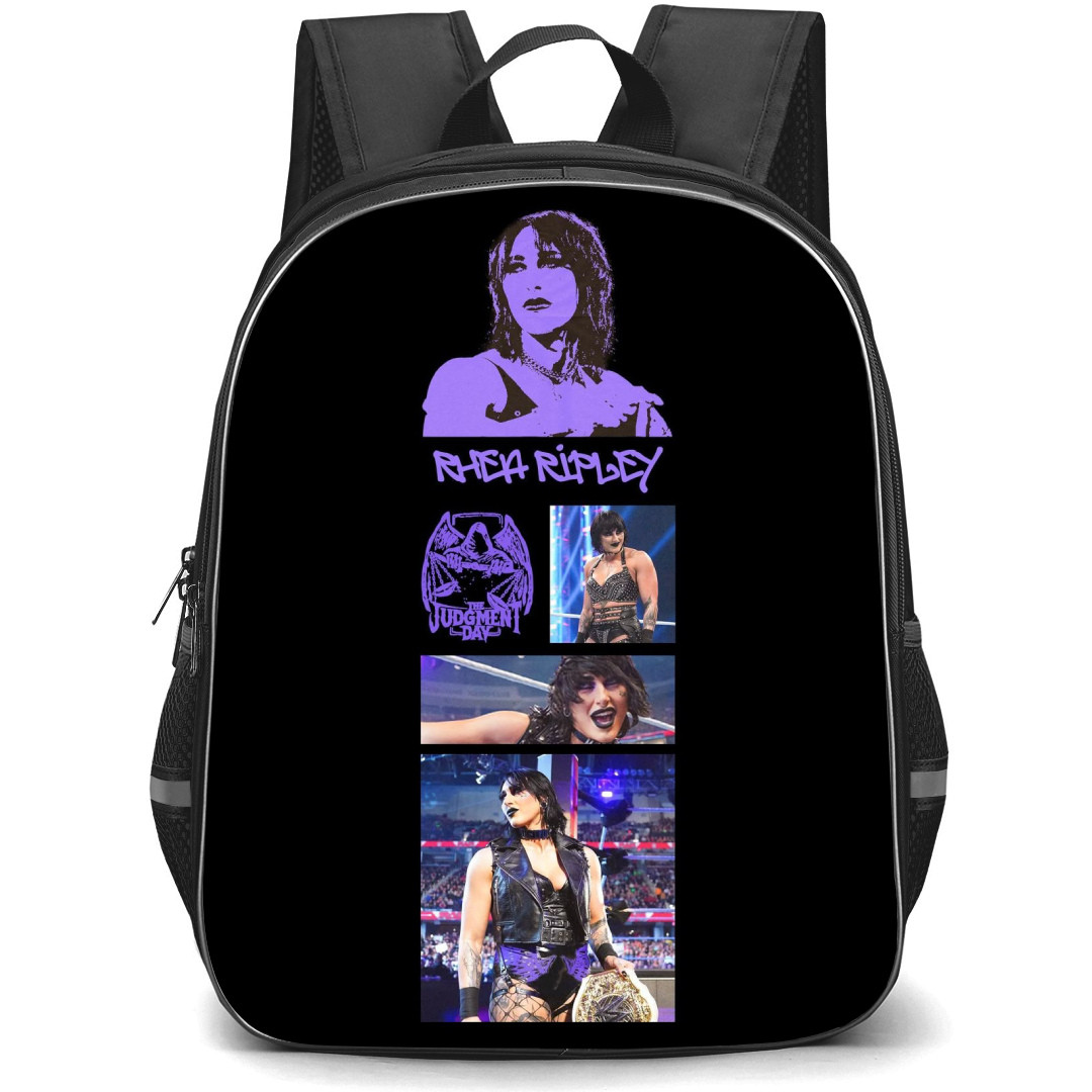 Rhea Ripley Backpack StudentPack - Rhea Ripley The Digital Print On Black Background