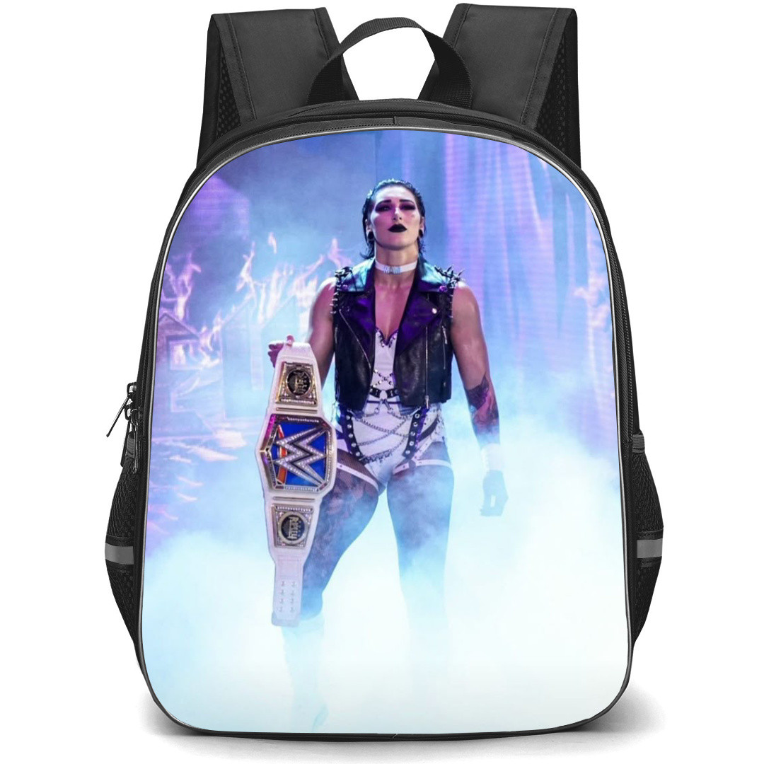 Rhea Ripley Backpack StudentPack - Rhea Ripley WWE Backlash 2023 Highlights Poster