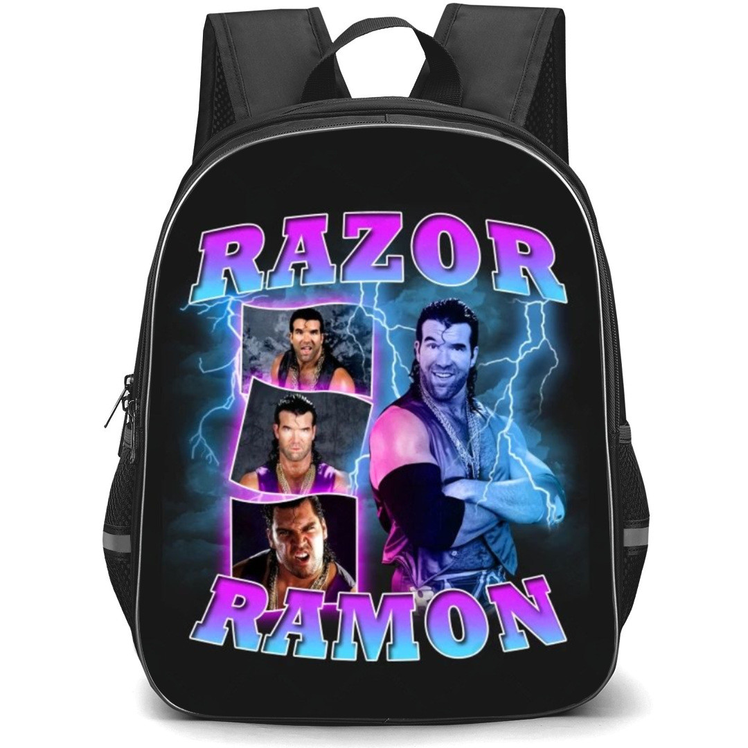 WWE Razor Ramon Backpack StudentPack - Portrait Collage Thunder Series Poster