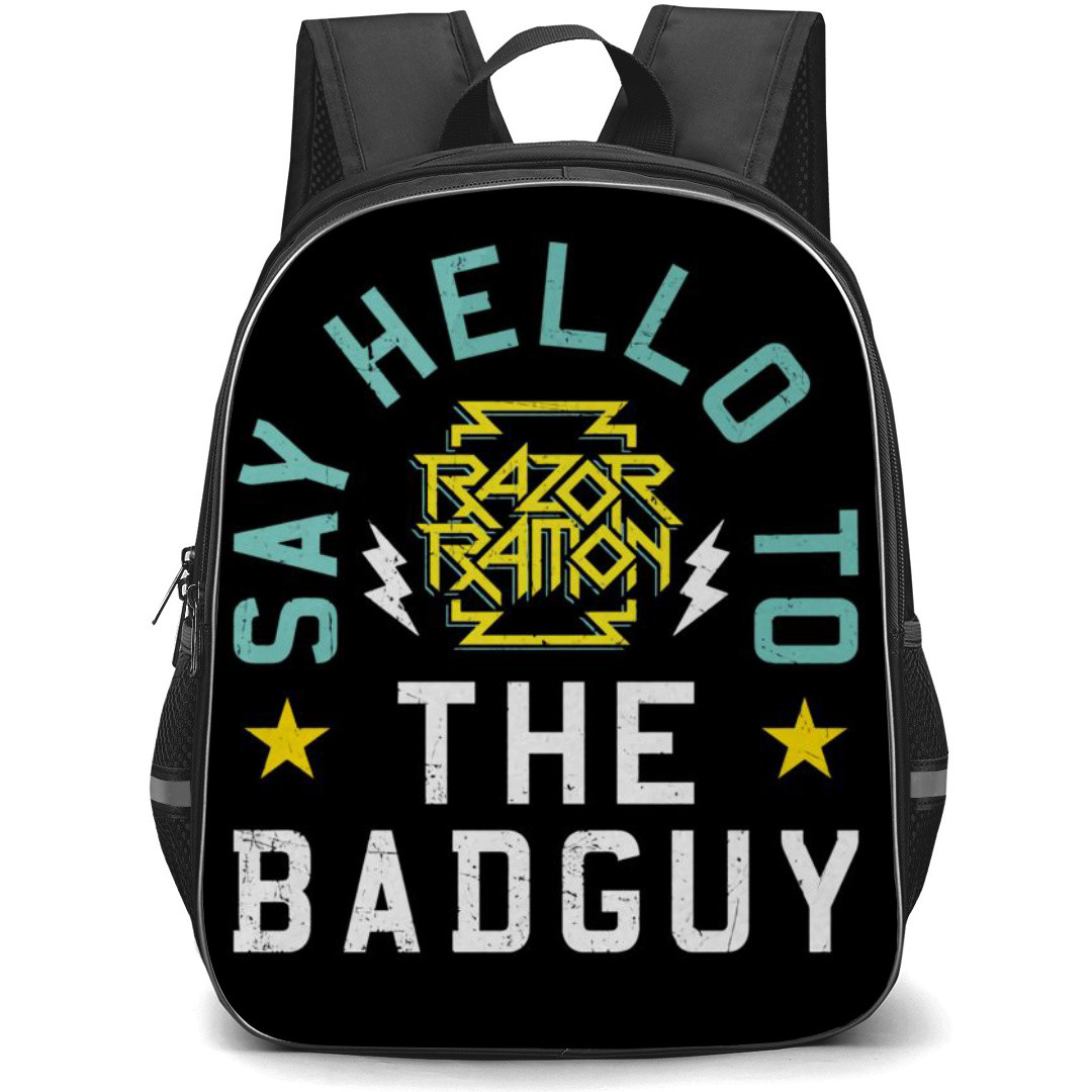 WWE Razor Ramon Backpack StudentPack - Say Hello To Badguy Quote