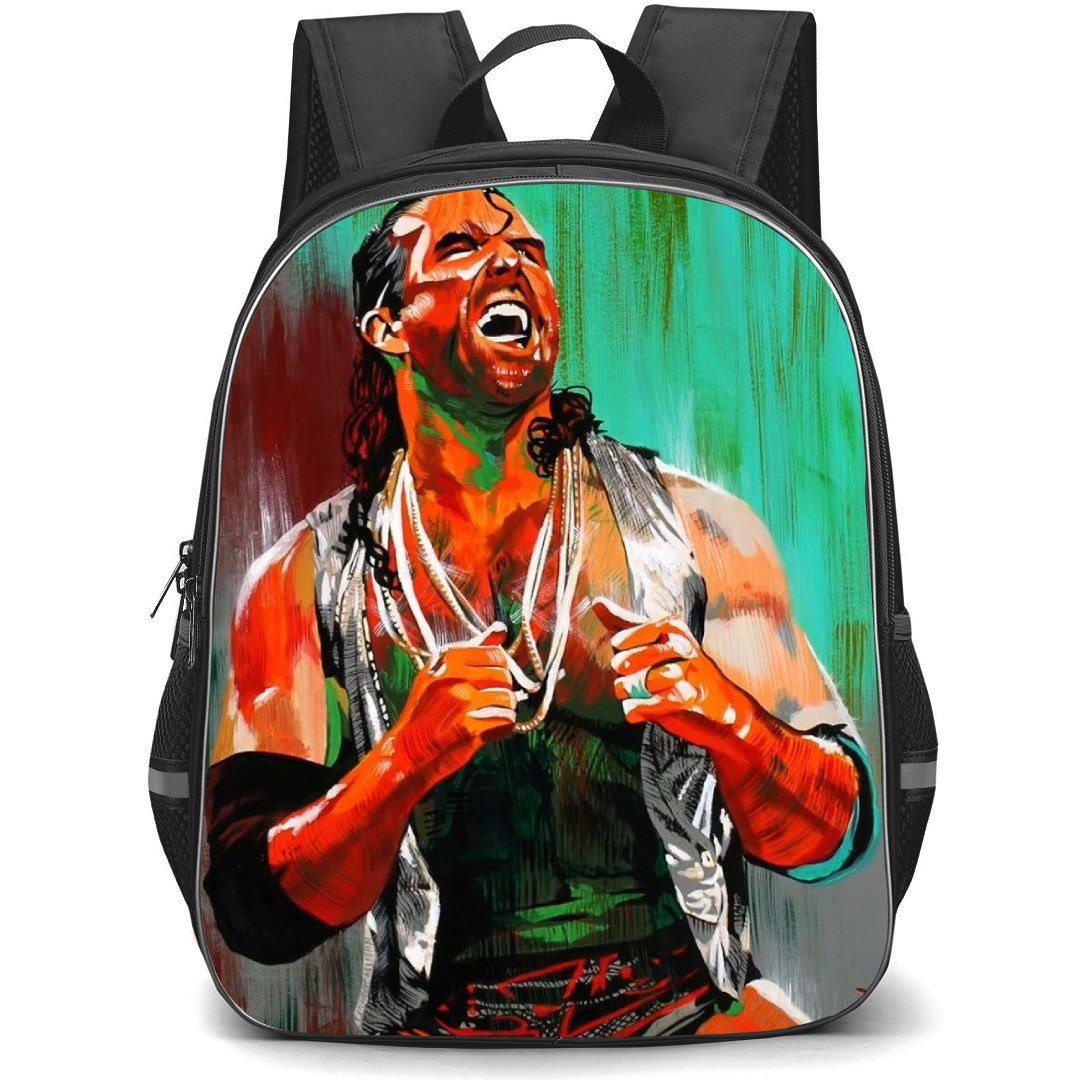 WWE Razor Ramon Backpack StudentPack - Smile Watercolor Portrait