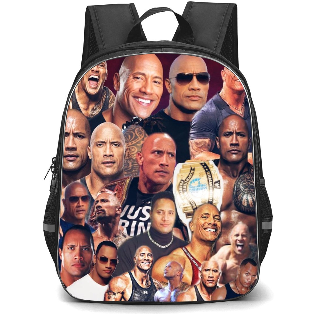 WWE The Rock Backpack StudentPack - The Rock Collage