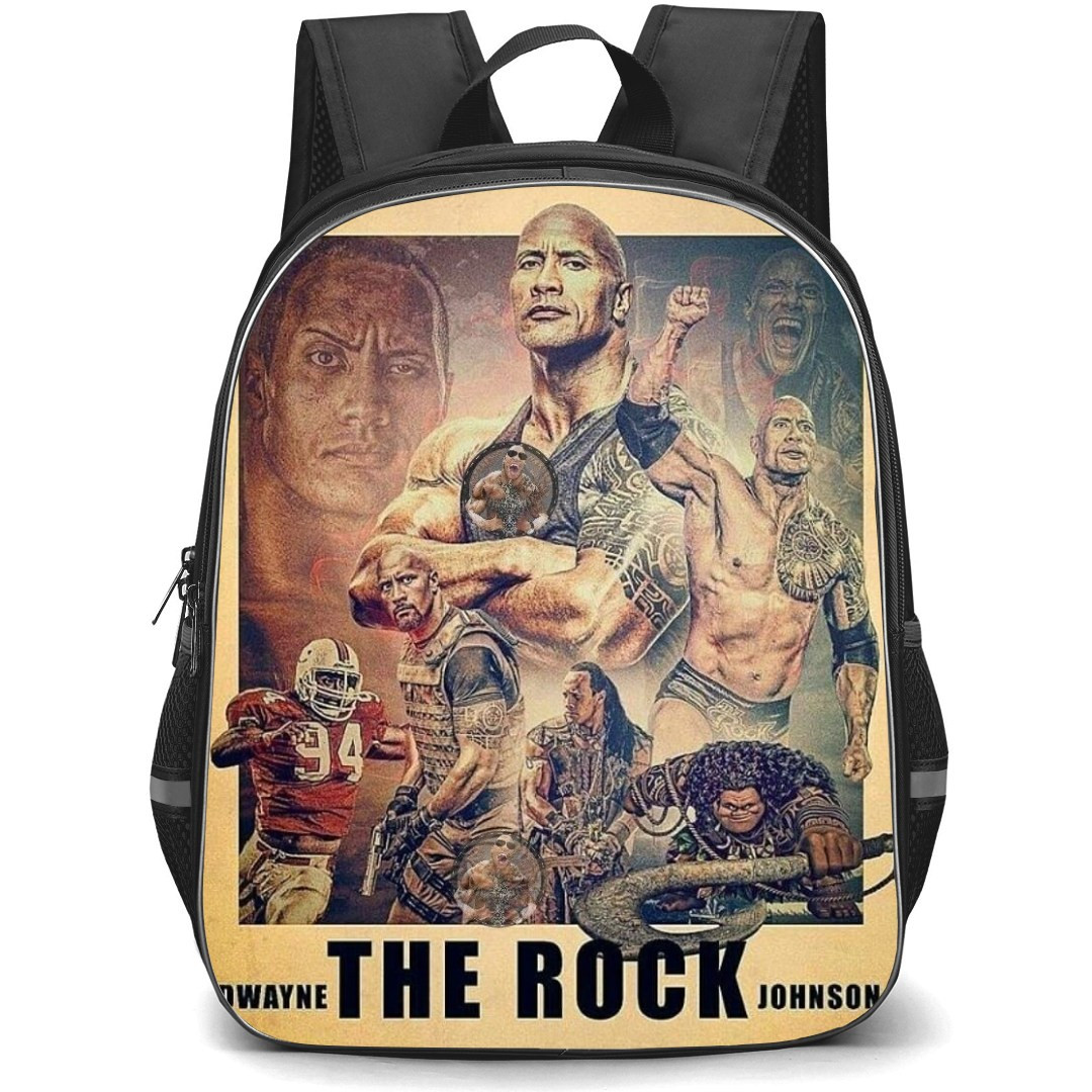 WWE The Rock Backpack StudentPack - The Rock Dwayne Johnson