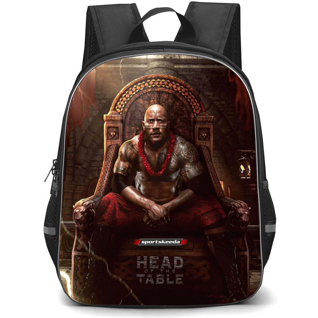 WWE The Rock Backpack StudentPack - The Rock Head Of The Table