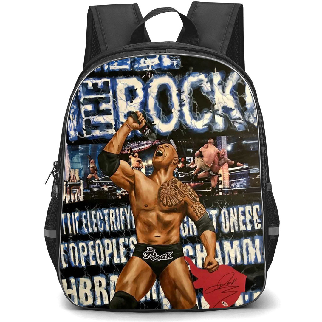 WWE The Rock Backpack StudentPack - The Rock Shout Portrait Poster