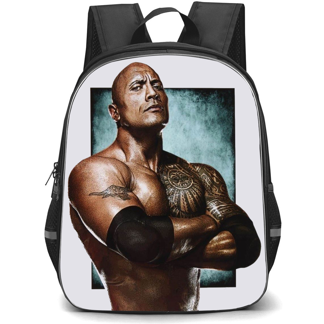 WWE The Rock Backpack StudentPack - The Rock Side Portrait