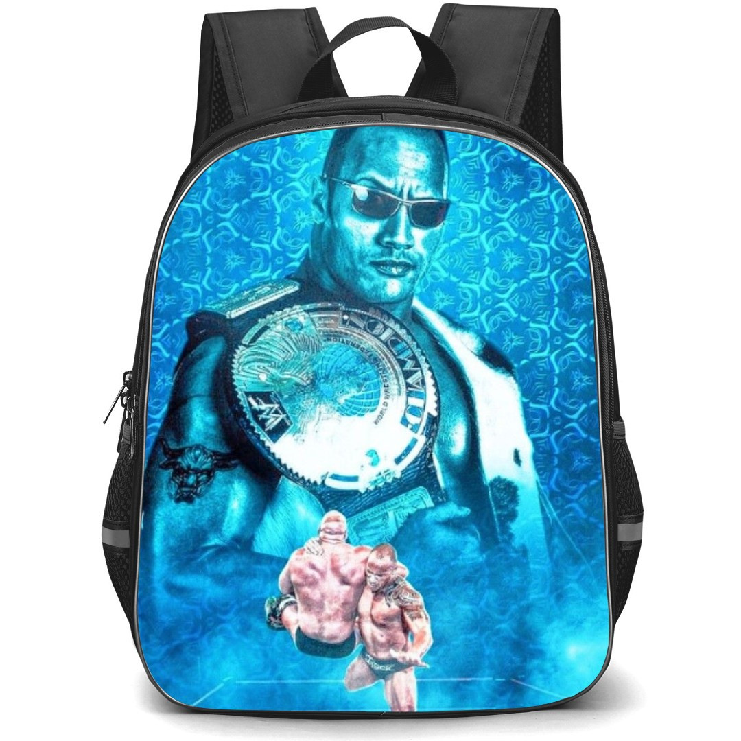 WWE The Rock Backpack StudentPack - The Rock Wrestling Pose