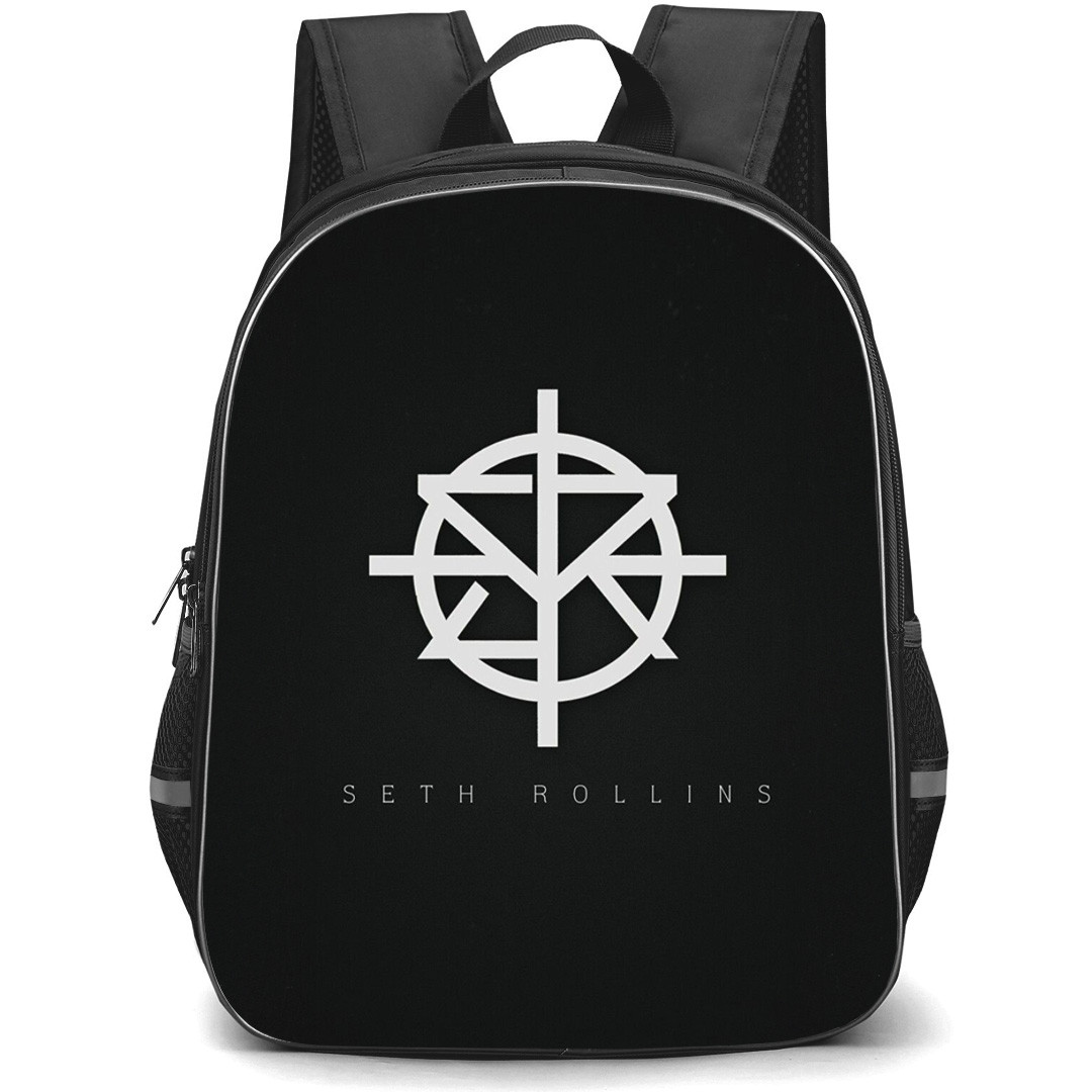 WWE Seth Rollins Backpack StudentPack - Seth Rollins Logo On Black Background