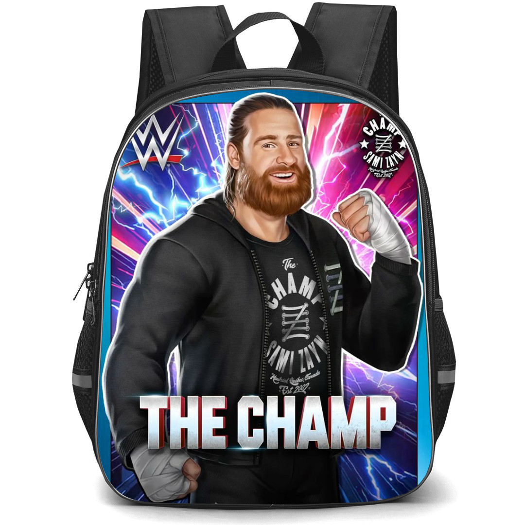 WWE Samy Zayn Backpack StudentPack - Samy Zayn Illustration