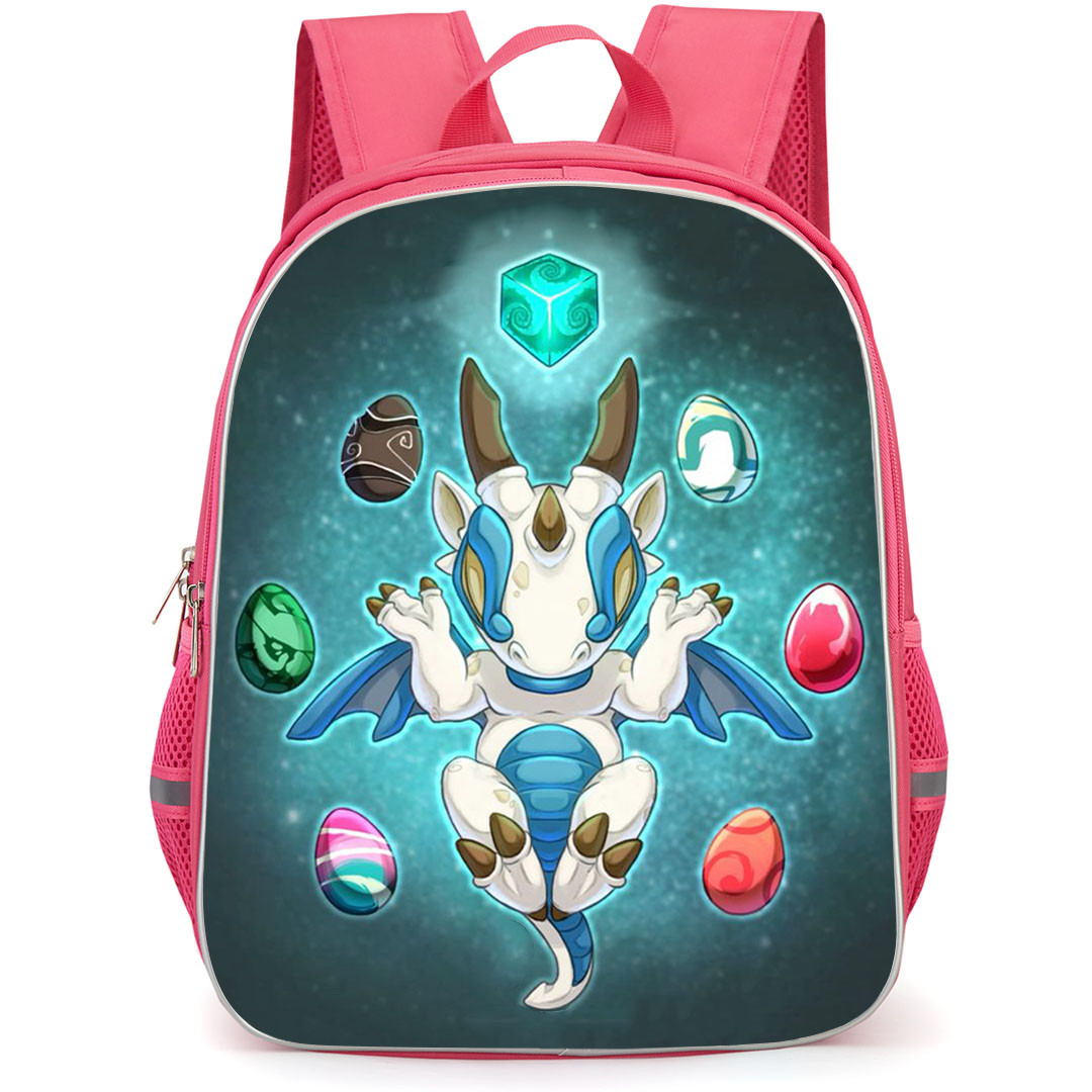Wakfu Adamai Backpack StudentPack - Wakfu Adamai And Dragon Egg Fan Art Poster