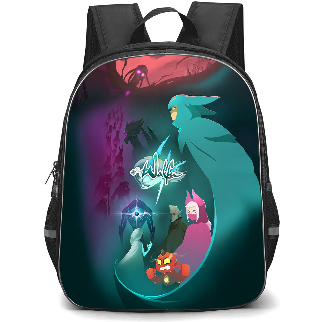 Wakfu Backpack StudentPack - Wakfu Characters Minimalist Art Poster
