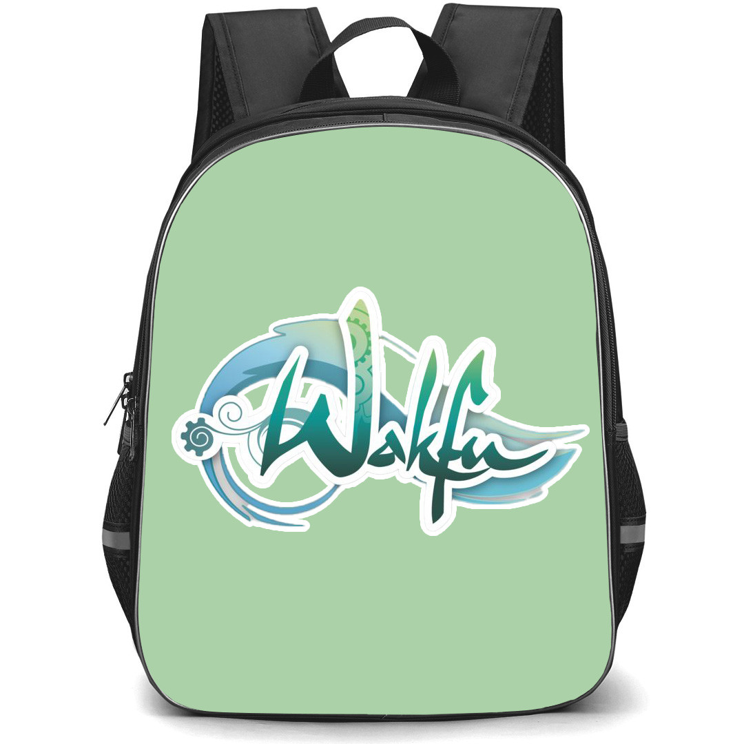 Wakfu Backpack StudentPack - Wakfu Logo On Lime Green Background