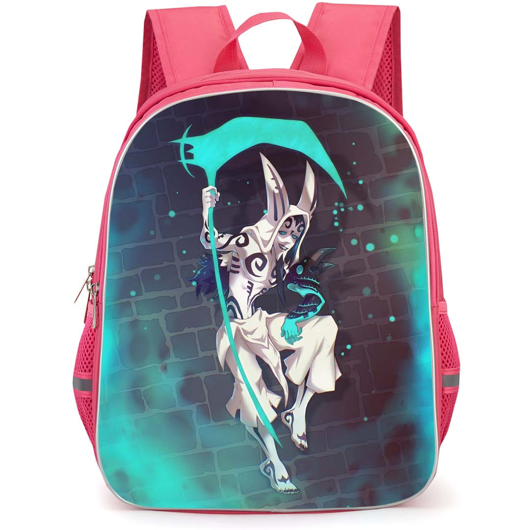 Wakfu Qilby Backpack StudentPack - Wakfu Qilby Illustration Art On Break Wall Background