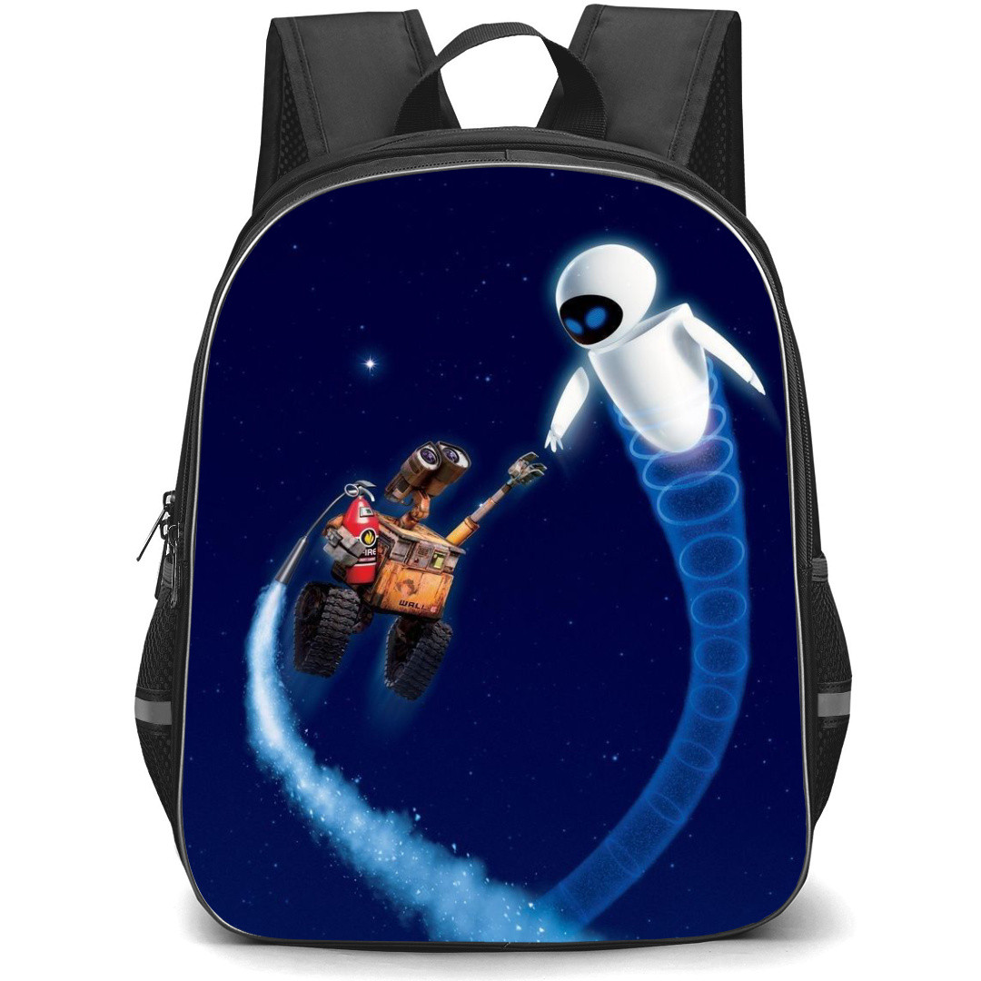 Wall E Backpack StudentPack - Wall E And Eve Adventure On Space Poster