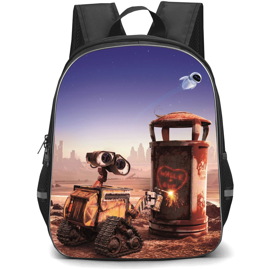 Wall E Backpack StudentPack - Wall E Love Art For Eve Poster