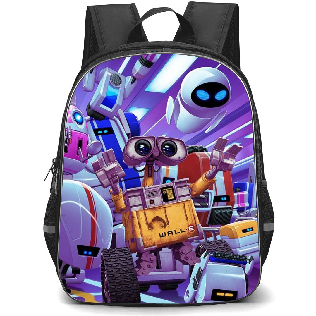 Wall E Backpack StudentPack - Wall E The Spirit of Adventure Poster