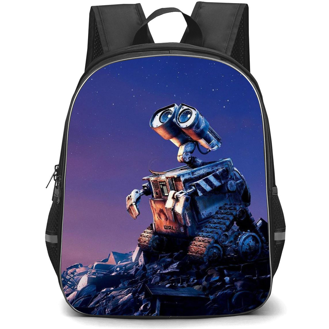 Wall E Backpack StudentPack - Wall E Is Staring Up At the Sky