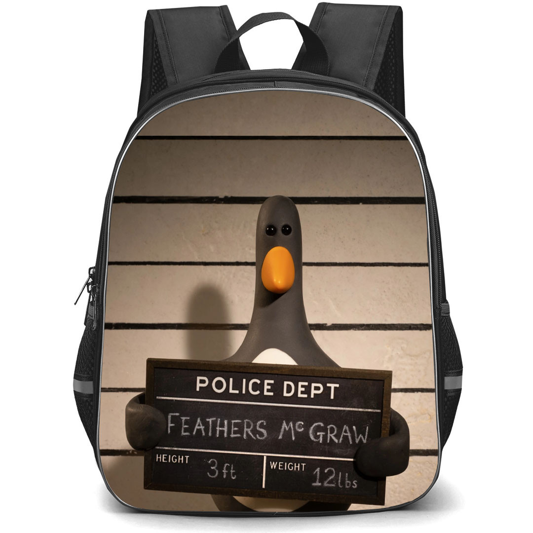 Wallace and Gromit Backpack StudentPack - Wallace and Gromit Feathers McGraw is Returning Poster