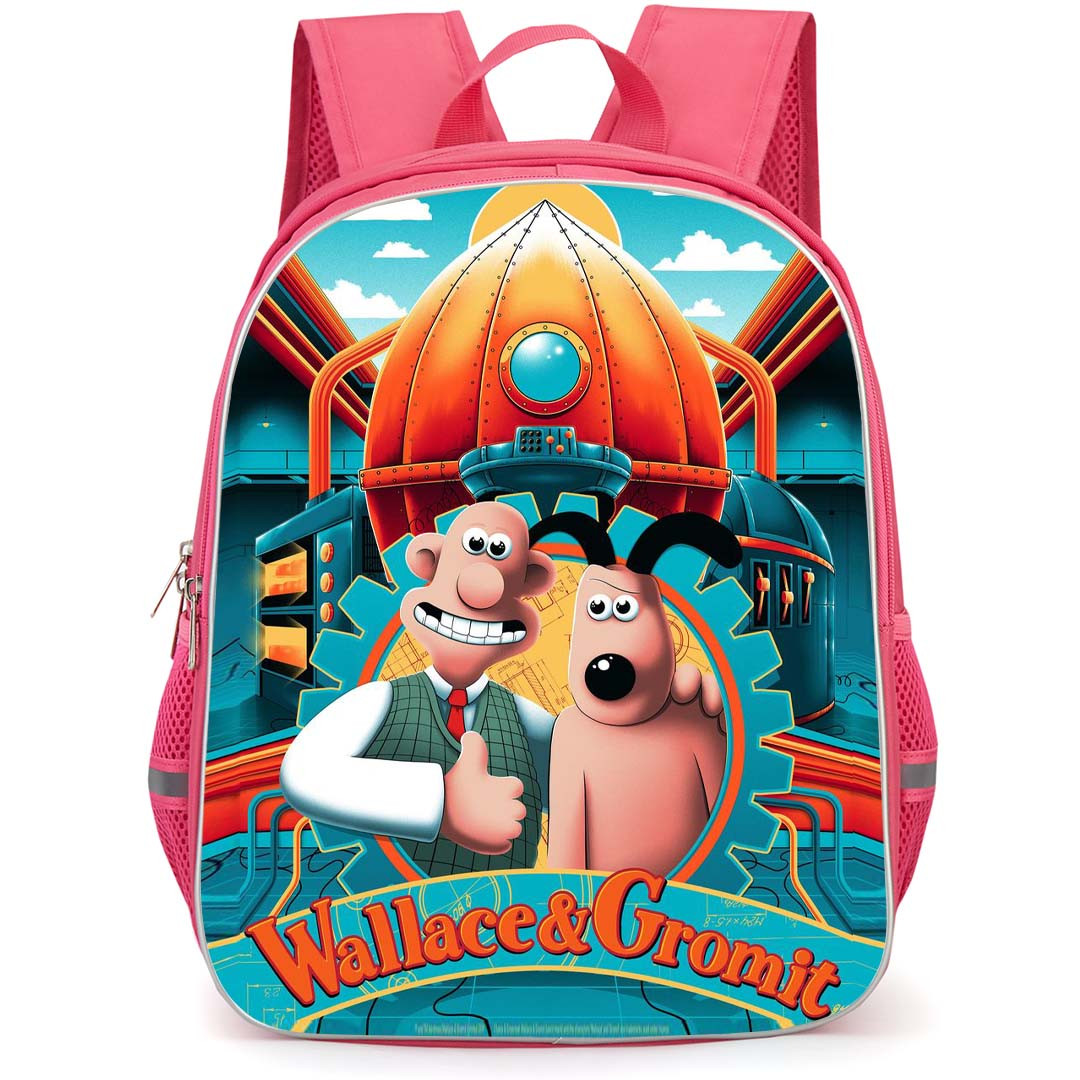 Wallace and Gromit Backpack StudentPack - Wallace and Gromit Lithograph By Arno Kiss Poster