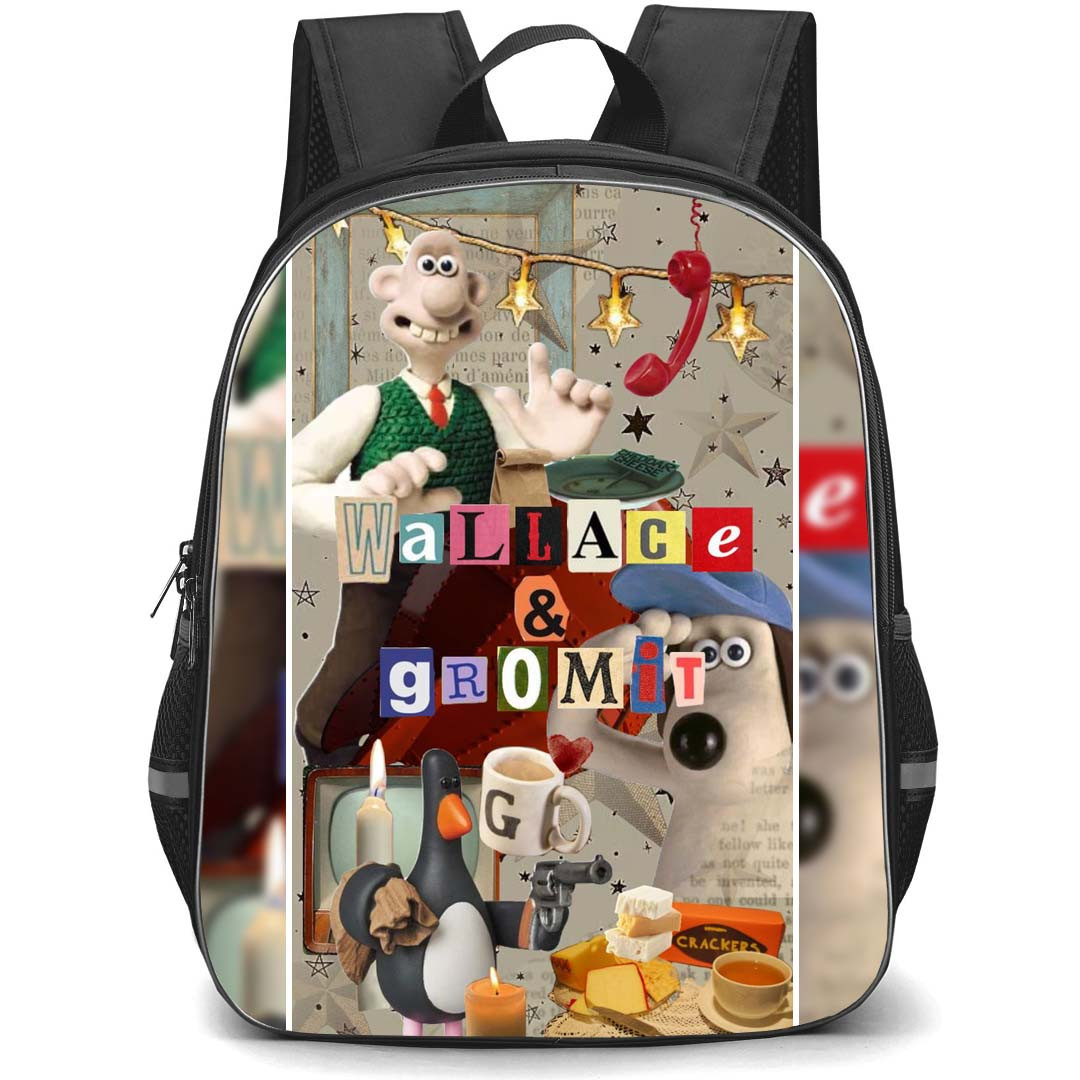 Wallace and Gromit Backpack StudentPack - Wallace and Gromit Retro Style Poster