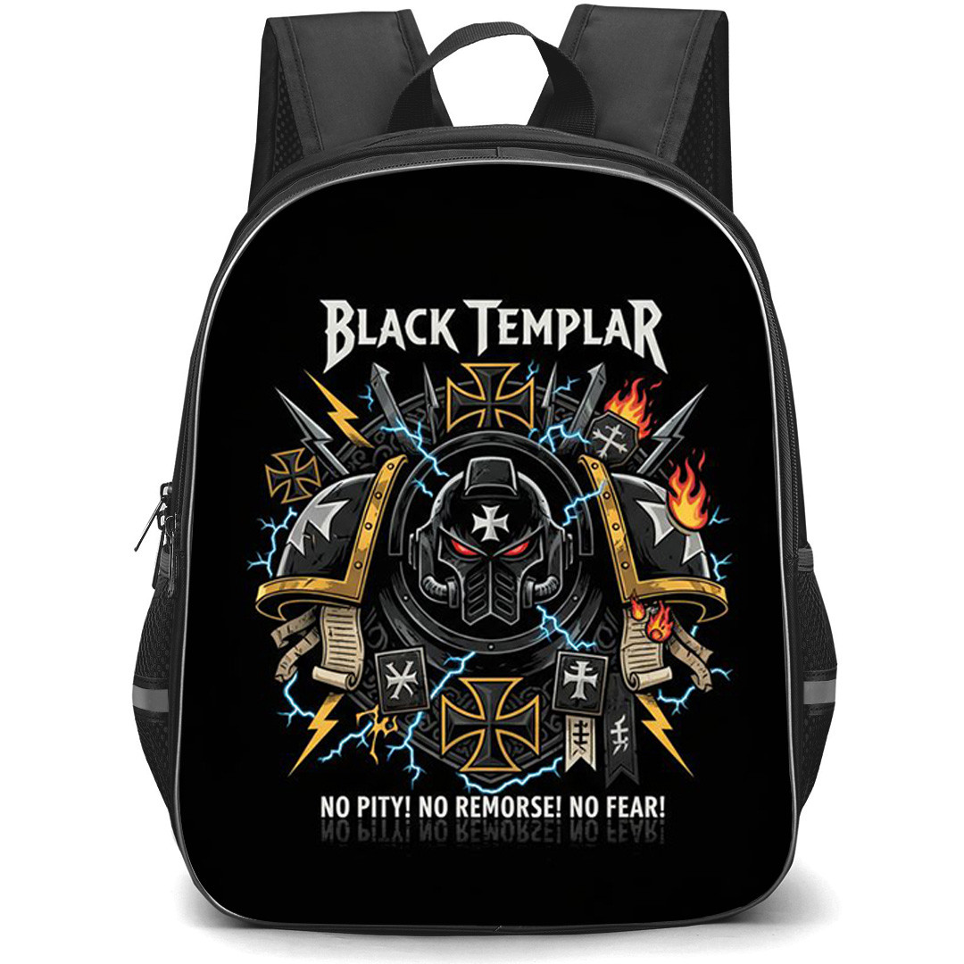 Warhammer 40K Backpack School Bag StudentPack - Warhammer 40K Black Templar Phrase Poster