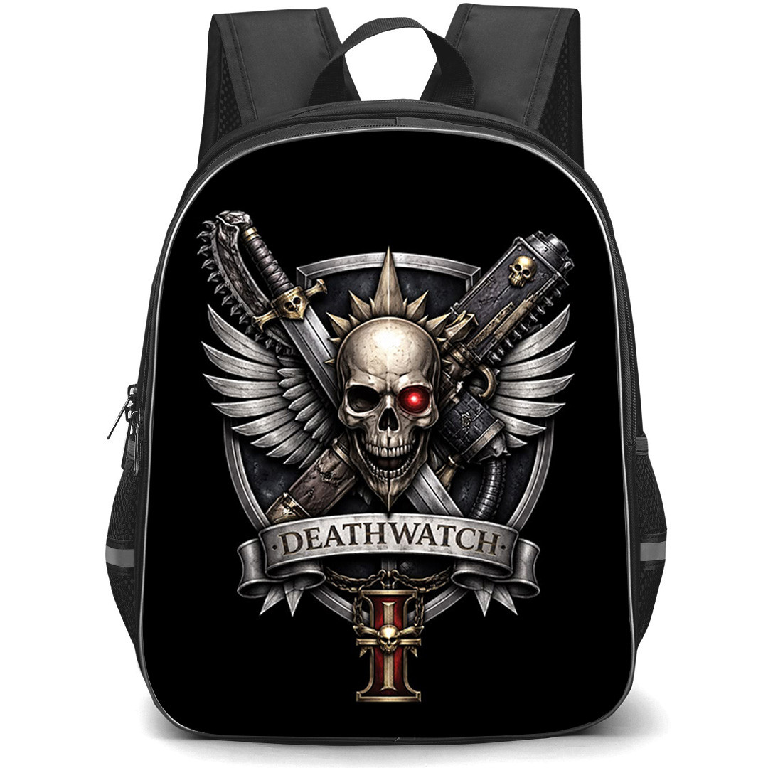Warhammer 40K Deathwatch Backpack School Bag StudentPack - Deathwatch Skull Poster