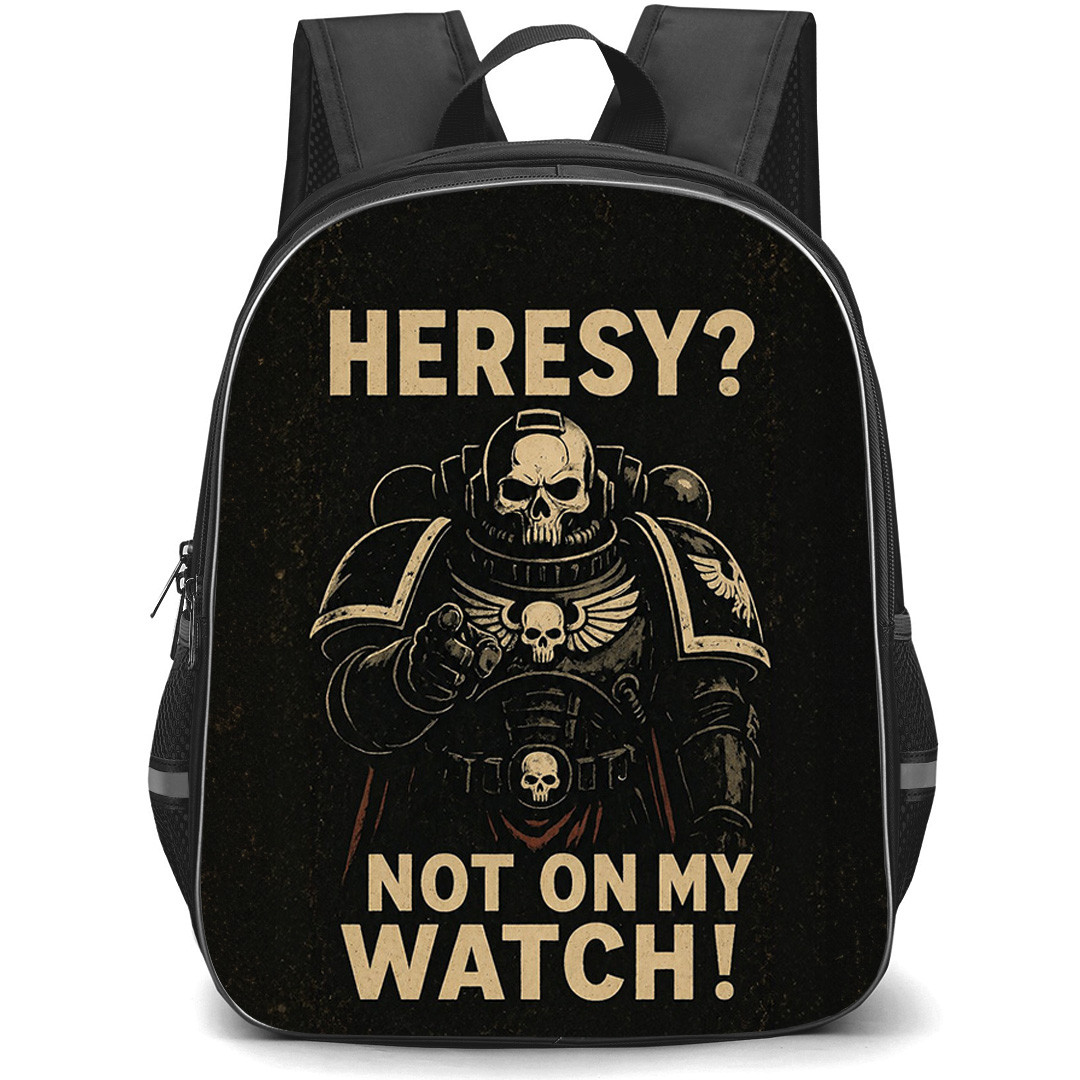Warhammer 40K Backpack School Bag StudentPack - Warhammer 40K Not On My Watch Phrase Poster