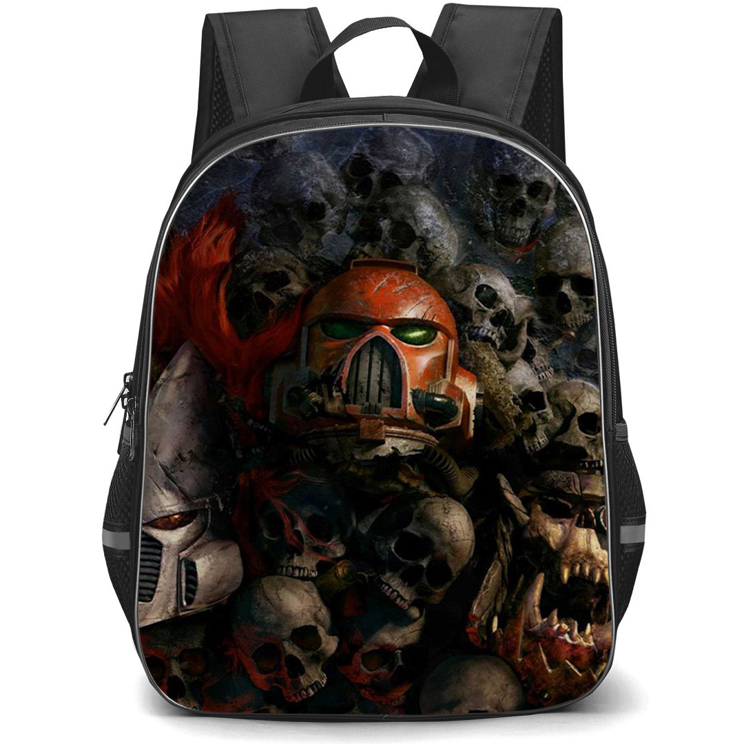 Warhammer 40K Backpack School Bag StudentPack - Warhammer 40K Skulls Poster