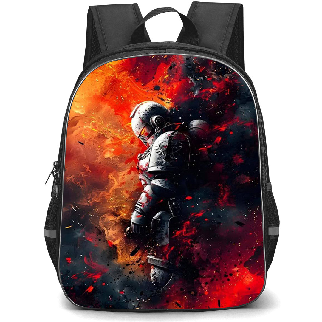 Warhammer 40K Space Marines Backpack School Bag StudentPack - Space Marines Floating In Space Poster