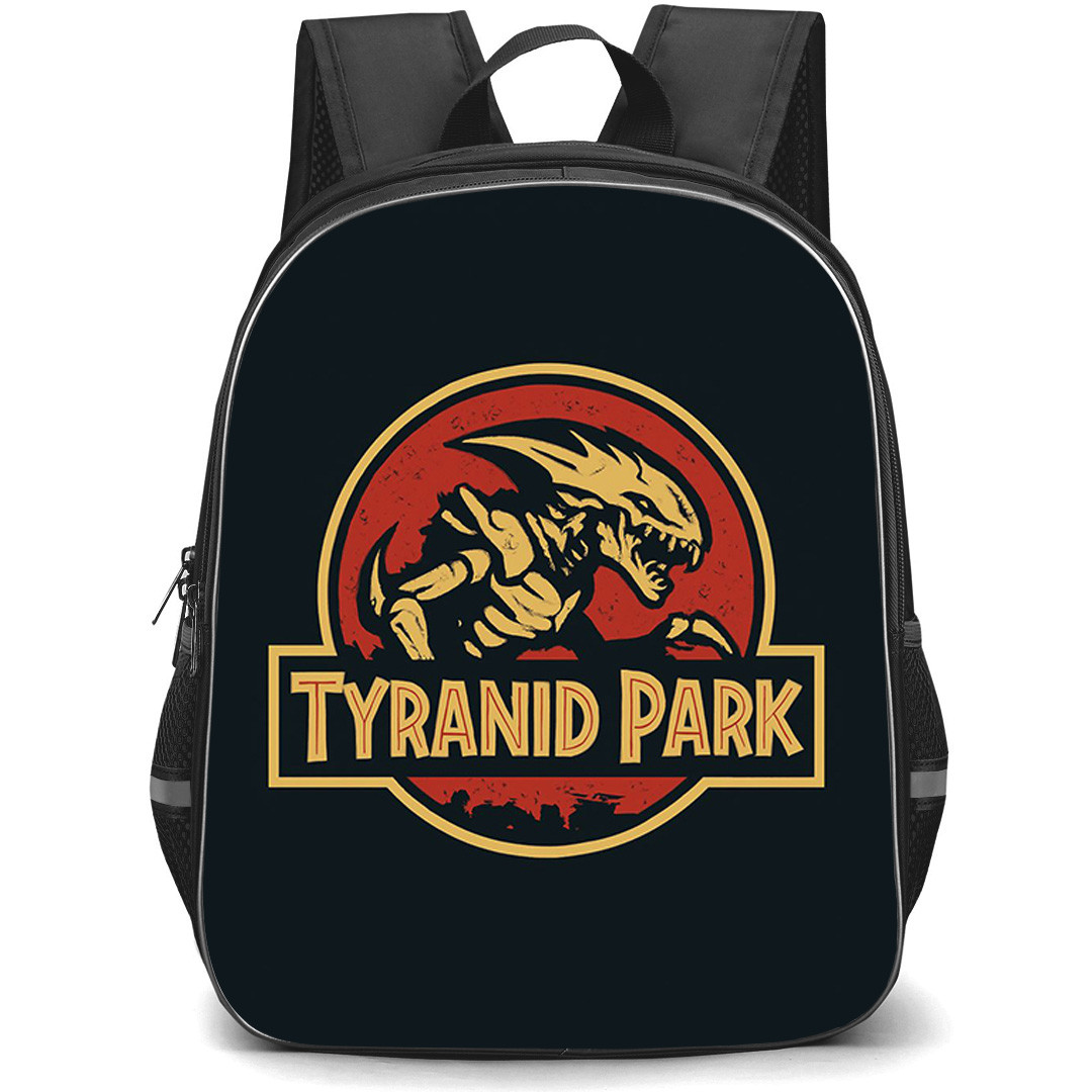 Warhammer 40K Tyranid Park Backpack School Bag StudentPack - Tyranid Park Retro Monster Poster