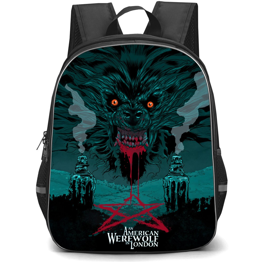 An American Werewolf In London Werewolf Backpack StudentPack - Werewolf Avatar Illustration