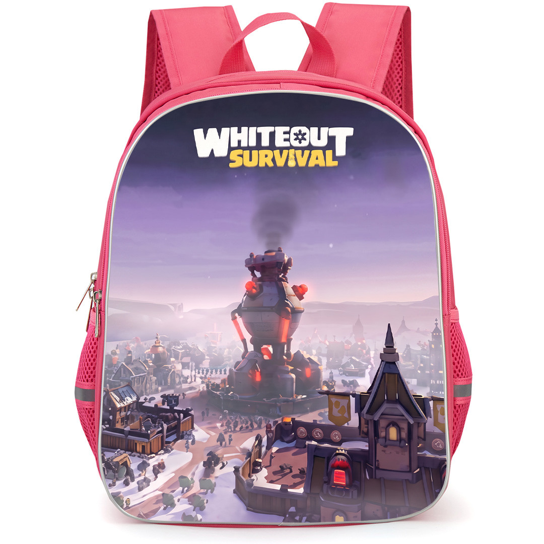Whiteout Survival Backpack School Bag StudentPack - Whiteout Survival City Game Poster