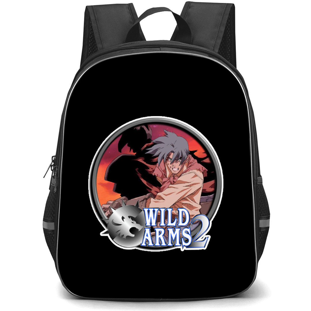Wild Arms Backpack School Bag StudentPack - Wild Arms 2 Game Logo Sticker